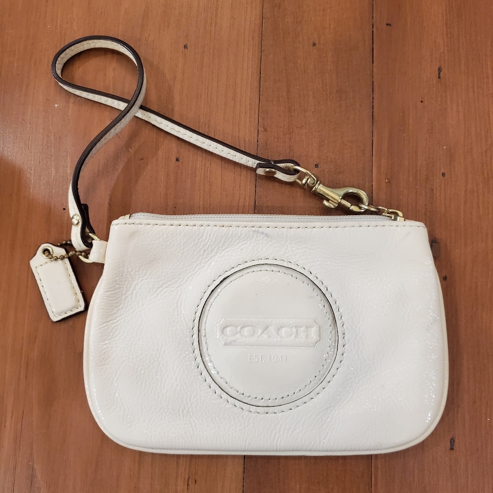 Coach Leather Wristlet